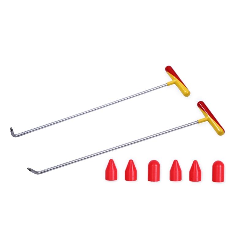 Multifunction Dent Repair Pry Rod Easy to Handle Car Dent Repair Levers Simple to Use for Rental Fleets & Used Car Dealers