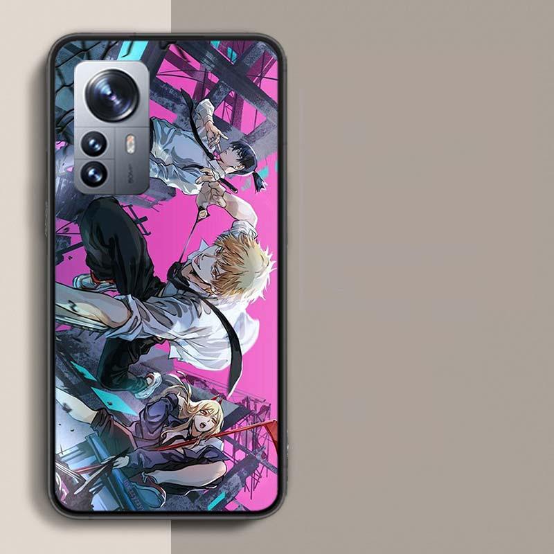 Anime Chainsaw Man Phone Case For Redmi Note 15 Pro 5G 14 13 12 Pro Plus 11 11T 11E 11S 10 Pro 10S 9 9S Cover Cell Clear with Su