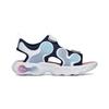 Anta Kids Asymmetric 1 Wear-Resistant Breathable Sandals Kids Sandals Black White Blue 322229912-1