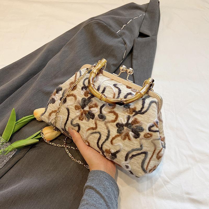 

Сумка жіноча ланцюгова персоналізована сумка-оболонка 2024 осінь нова мода іноземний стиль сумка-мессенджер повсякденна сумка через плече хакі