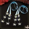 2025 New Hanfu Hair Accessories Girls Ancient Style Headwear Baby Chinese Bell Ribbon Kids Tassel Hairband Traditional Must-Have