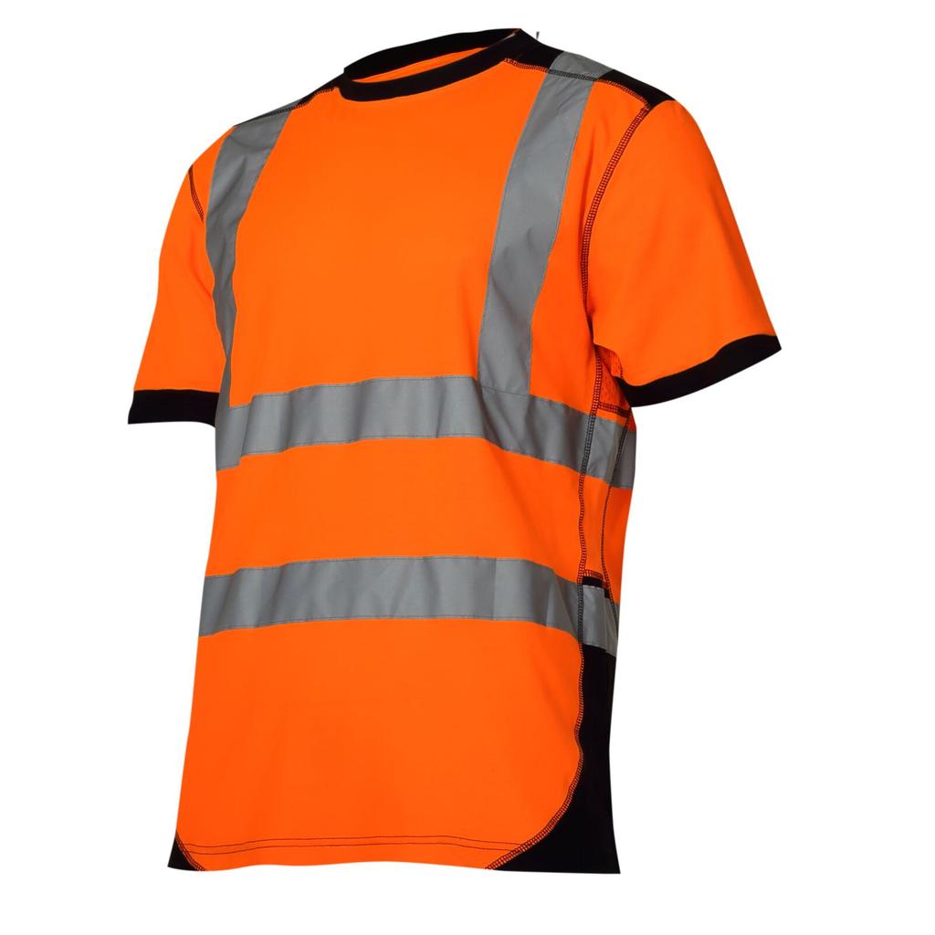 Warning T-Shirt, Orange-Black, "", Ce, Lahti
