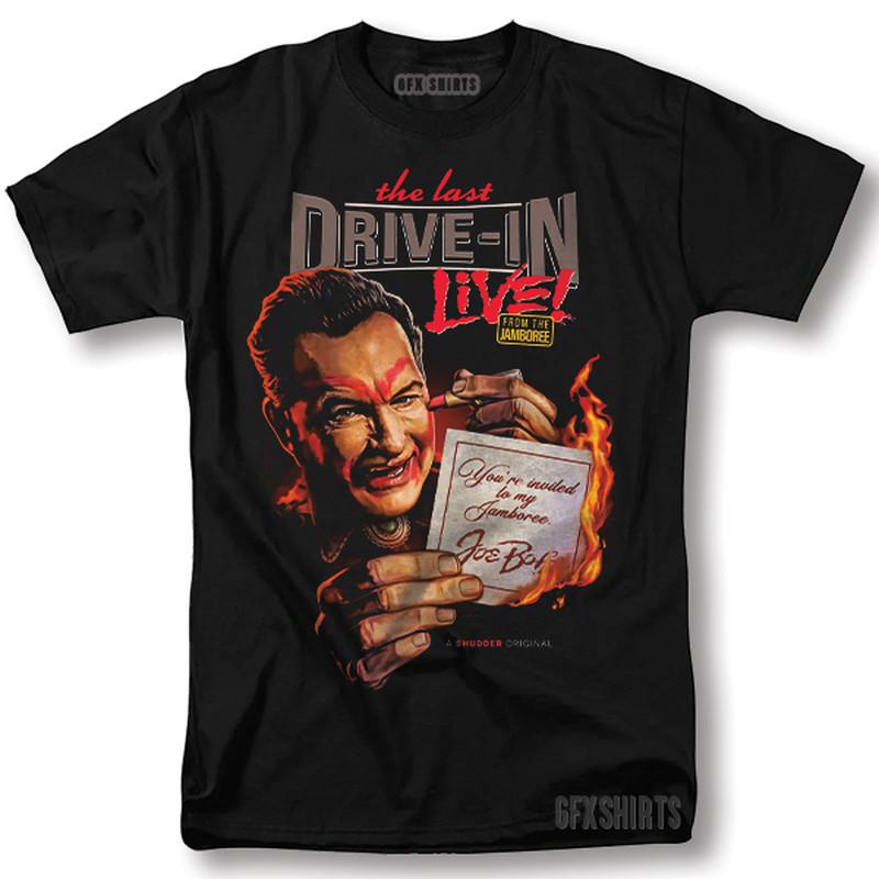 

The Last Drive-In Joe Bob Briggs Shirt Horror Movie Vintage Design T-Shirt S