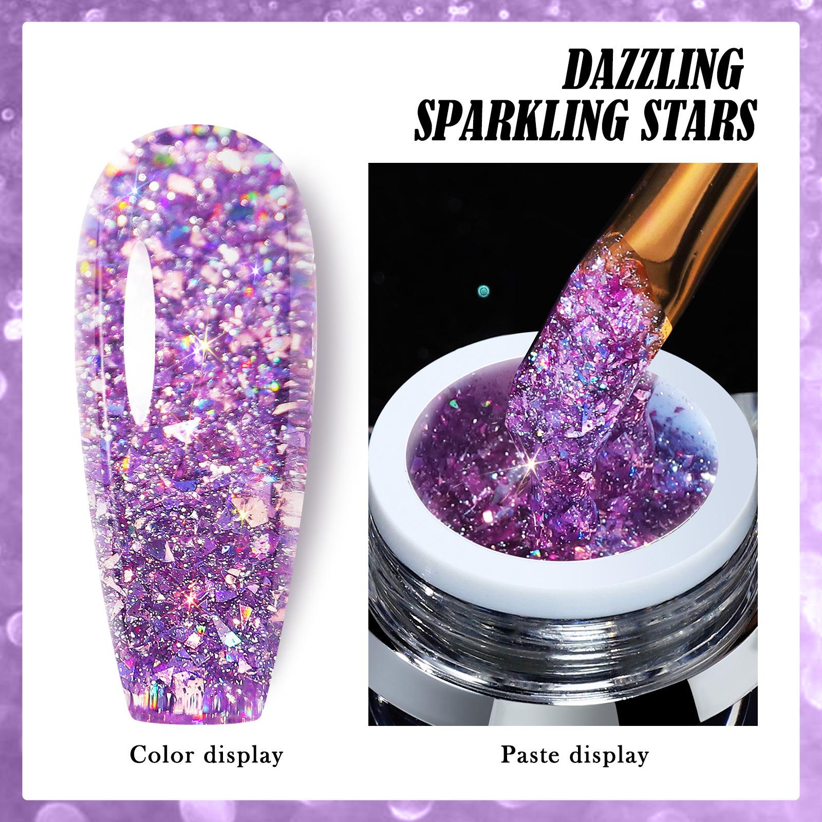 

Nail Art Flash Platinum Клей Фольга Лак Для Ногтей Клей Radiant Glass Feeling Магазин Нейл-Арт Специальный Многоцветный Лак Для Ногтей Клей Покрытие