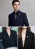 Luxury Zirconia Pentagram Brooch for Men & Women: High-End Fashion Suit Lapel Pin
