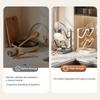 Metal Pot Lid Holder with Drip Tray and Spoon Rest Kitchen Pot Lid Storage Rack Multifunctional for Cabinet Stove Top
