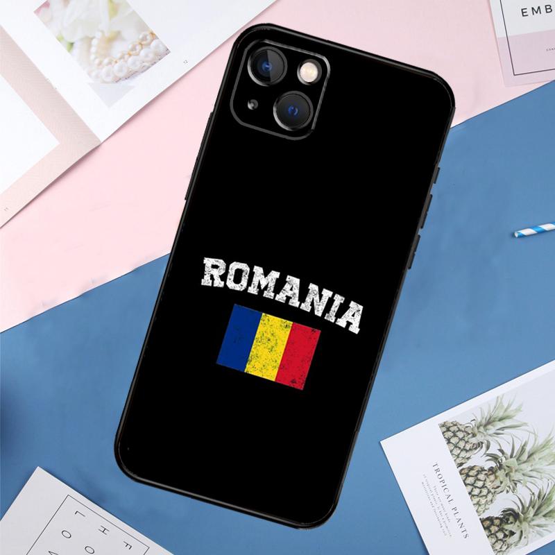 

Romania Flag Phone Case For iPhone 11 12 13 14 15 16 Pro Max Mini 6 Plus X XS Max XR Back Cover iPhone 12 mini
