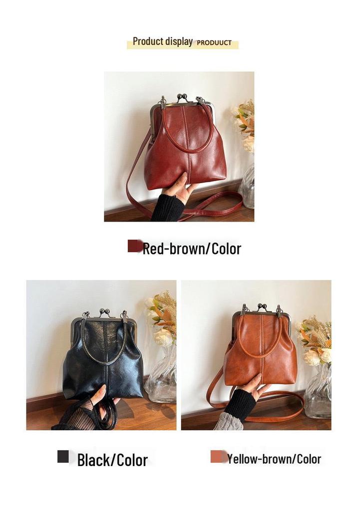 Vintage-Style British Handbag 2025: Women's Single Shoulder Crossbody Bag for Parties and Commute