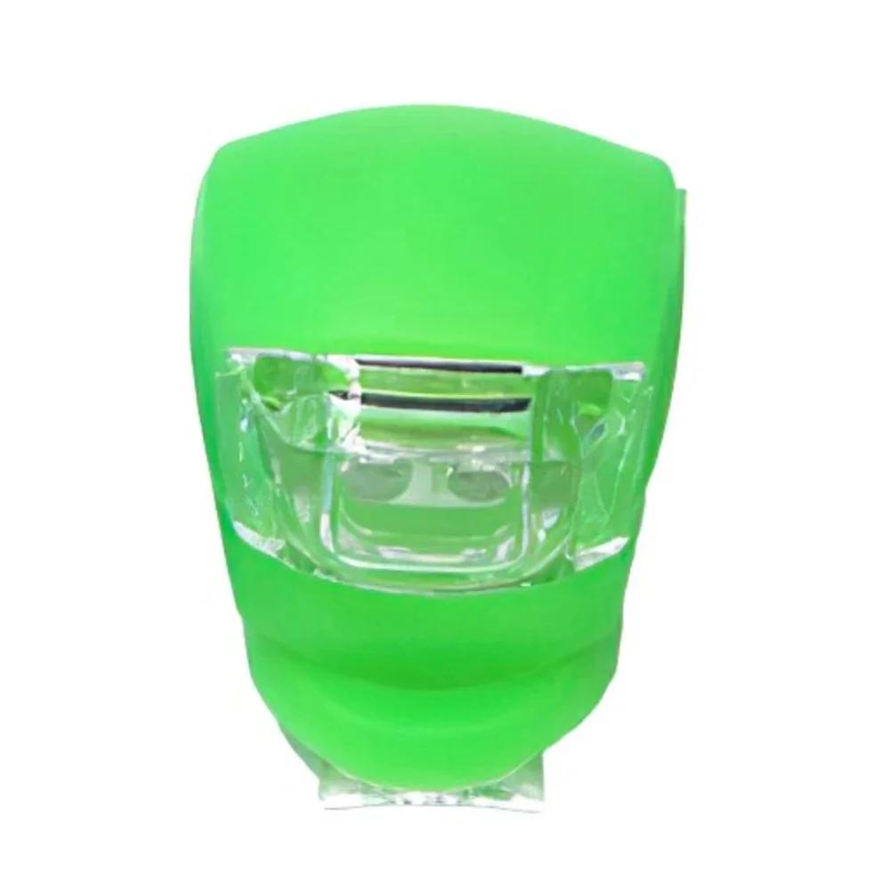 

Передний фонарь для велосипеда, силиконовый светодиодный фонарь для переднего и заднего колеса, вспышка, предупреждающий фонарь, водонепроницаемый задний фонарь, аксессуары для велосипеда зелёный