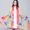 Extra Large Korean Style Chiffon Scarf - Versatile Beach Towel and Sun Protection Shawl for Women