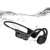 Underwater Waterproof Headphones for Swimming, lPX8 Swimming Waterproof Bluetooth 5.4 Bone Conduction Headphones Sport Underwater Headphones for