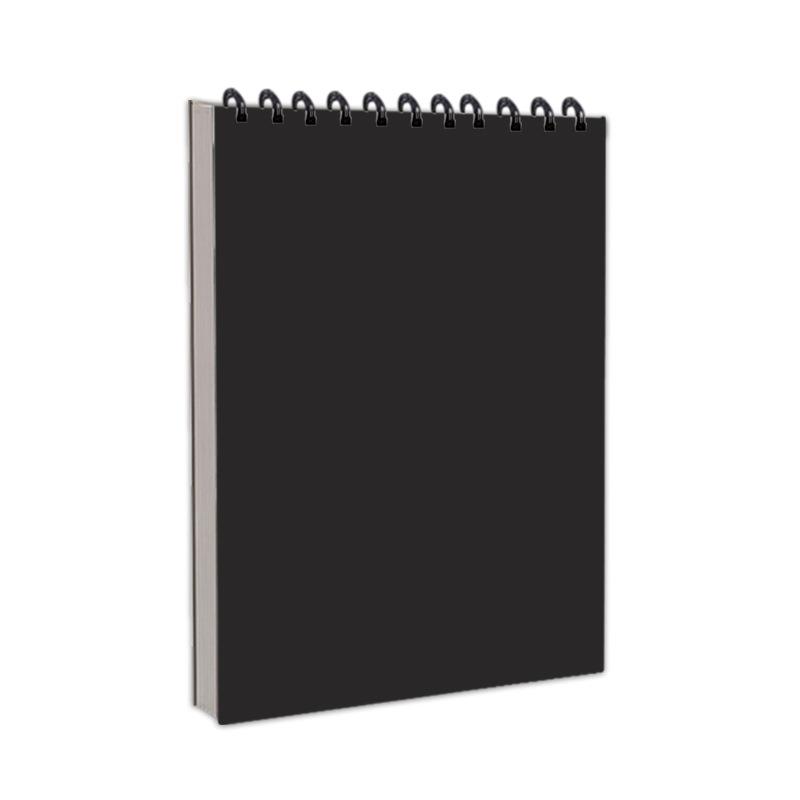 Thickened Black Card Sketchbook for Students - Blank Art Kraft Paper Drawing Book for Beginners, Sizes A3/A4/A5/A6