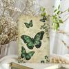 Vintage Butterfly Metal Tin Sign Punk Decor Retro Wall Art Kids Room Green