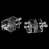 2PCS Set Holder Clip Aquarium Hose Fixing Clip Acrylic Hose Tube Clamp Holder  Aquarium