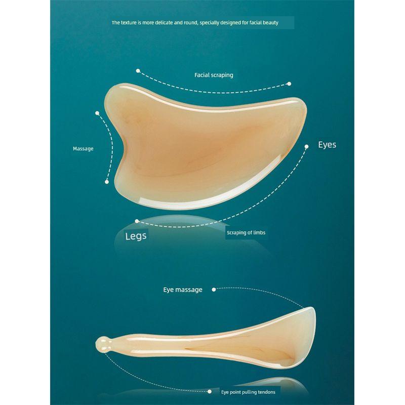 Resin Face Scraper Beauty Tool Head Therapy Muscle-Poking Stick