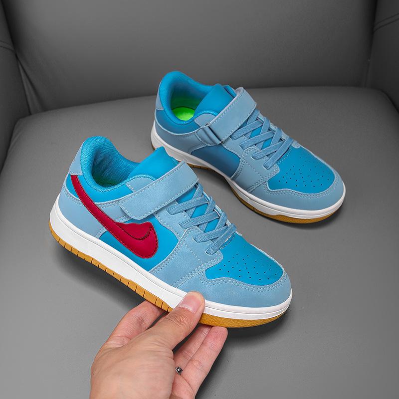 AJ1 Kids' Spring 2025 Multicolor Skate & Basketball Shoes, Medium & Large Sizes, Air Force One Style for Girls