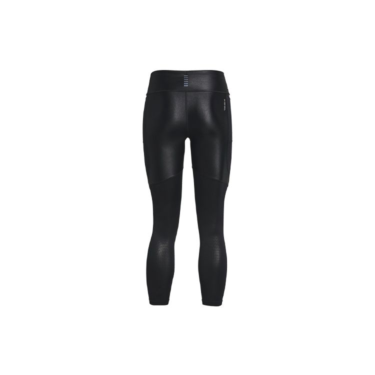 Under Armour Iso-Chill Running Training Capri Leggings Women Bottoms Black 1361364-001