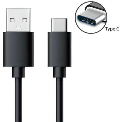 Cabo Carregador USB Tipo C para Samsung Huawei - PROSHOP - 1M - Preto