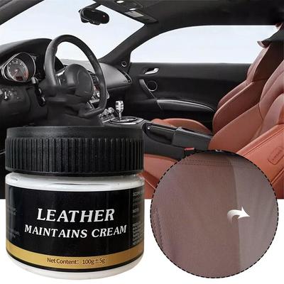 NEW 100g Leather Maint Ains Cream and Shoes Boots Bag Repair Polishing Cleaner Leather Coat Car Seats Deeply Nourishing Care