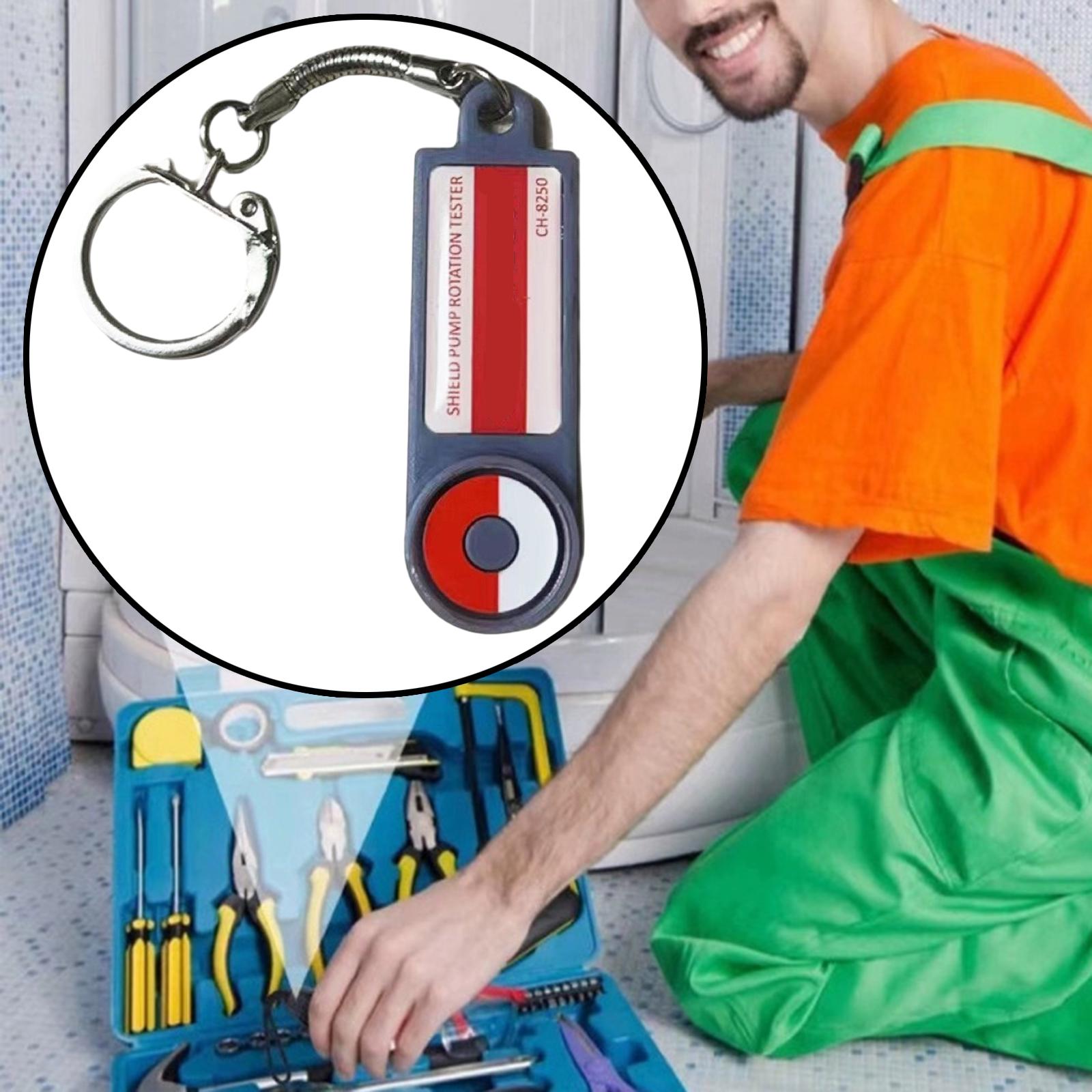 

Solenoid Tester Valve Check Tool Built-in Indicator Rotation Tester and AC Detector Solenoid Magnet Tool to Detects AC Fields 1PCS