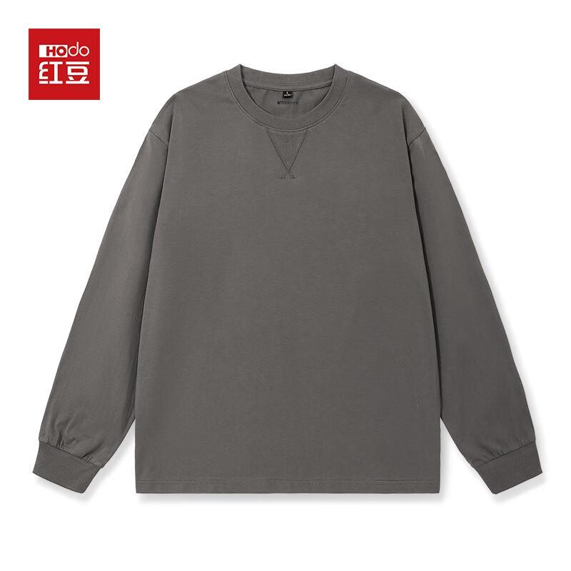 Hodo Men's Heavyweight Cotton Long-Sleeve T-Shirt