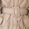 Fashion Winter Woman Parkas With Belt Loose Thick Warm Jackets Women's Coats