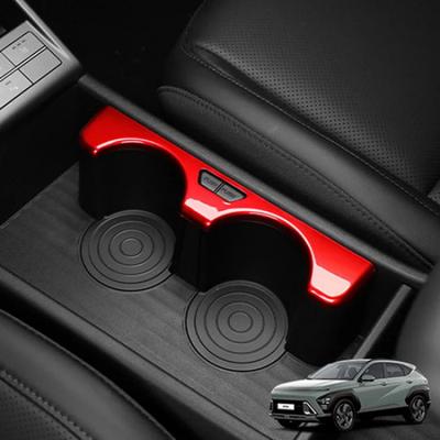 Control Water Cup Frame Holder Front Drink Cups Cover For Hyundai Kona 2024-2026