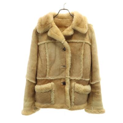 Air Comfort 80s Vintage Jacket Beige Back Bore Women Used