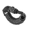 Helmet Cable Lock 4 Digit Password Anti?Theft Multifunctional Replacement for Bicycle Motorcycle