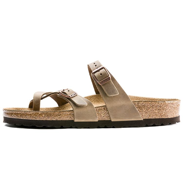 Birkenstock Mayari Leather Oiled Casual Versatile Flip-Flops Women Footwear 1011433 39