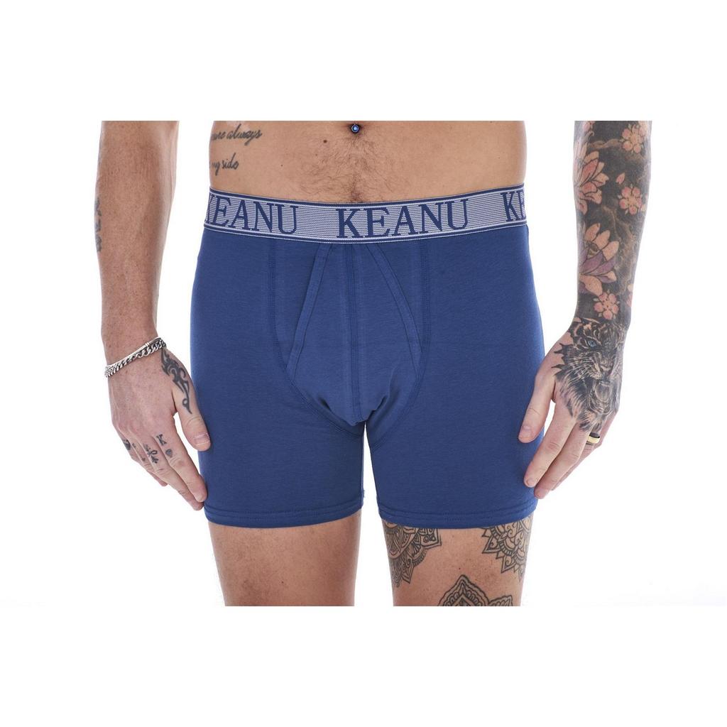 Keanu Mens Plain Boxer Shorts (Pack of 6)