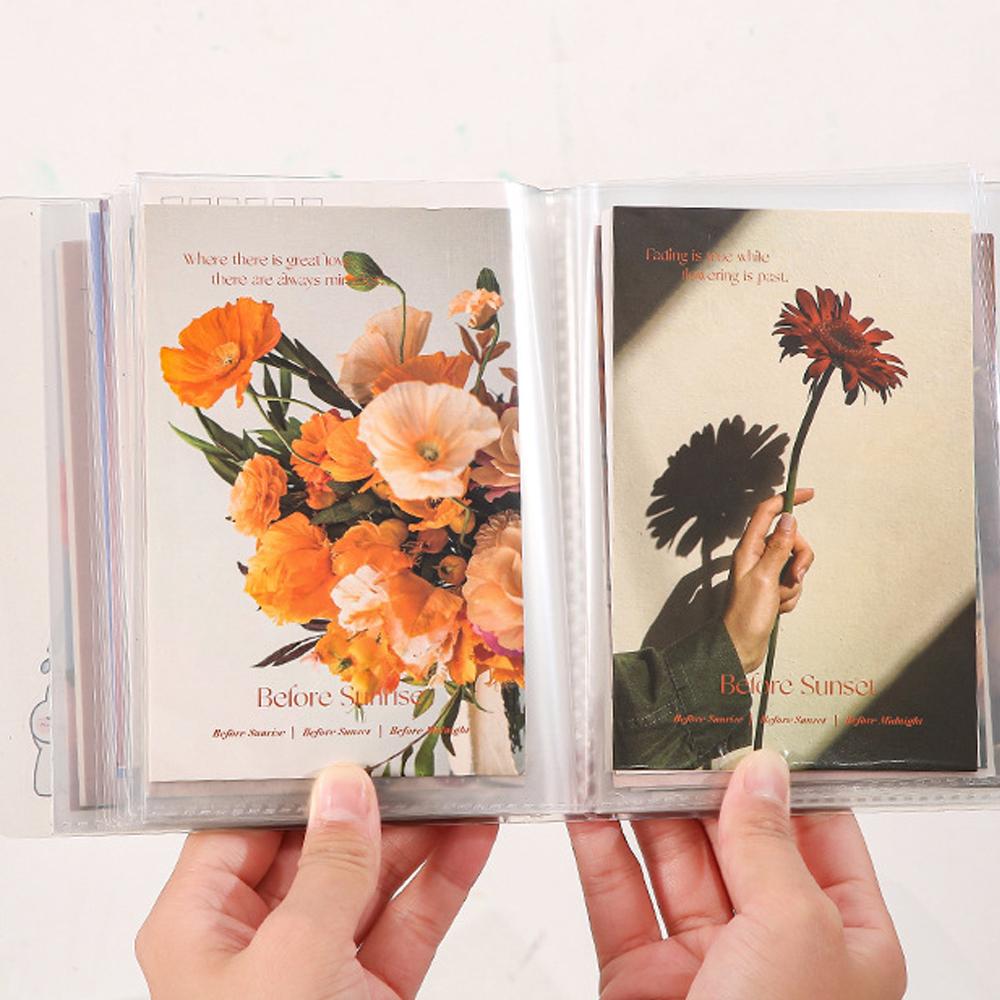 A6 Transparent Photo Album Waterproof Kpop Photocard Binder Clear Postcard Organizer Portable Collect Book Storage Booklet