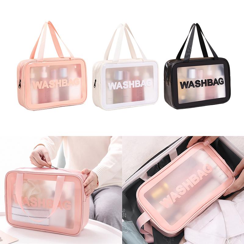 Waterproof Makeup Bag Portable Travel Transparent Storage Bag Multifunction Travel Wash Bag Cosmetic Organizer Bags