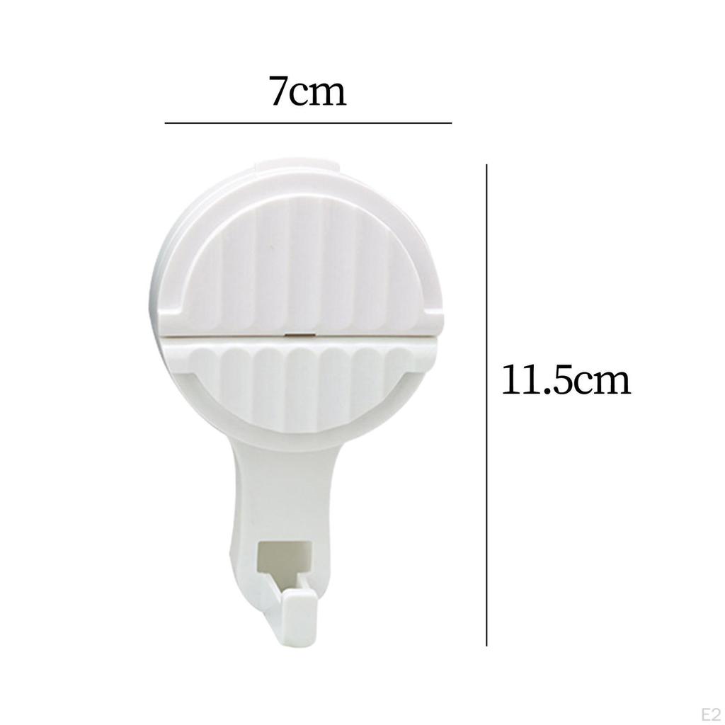 Heavy-Duty Vacuum Suction Cup Hooks for Secure Hanging of Shower Accessories