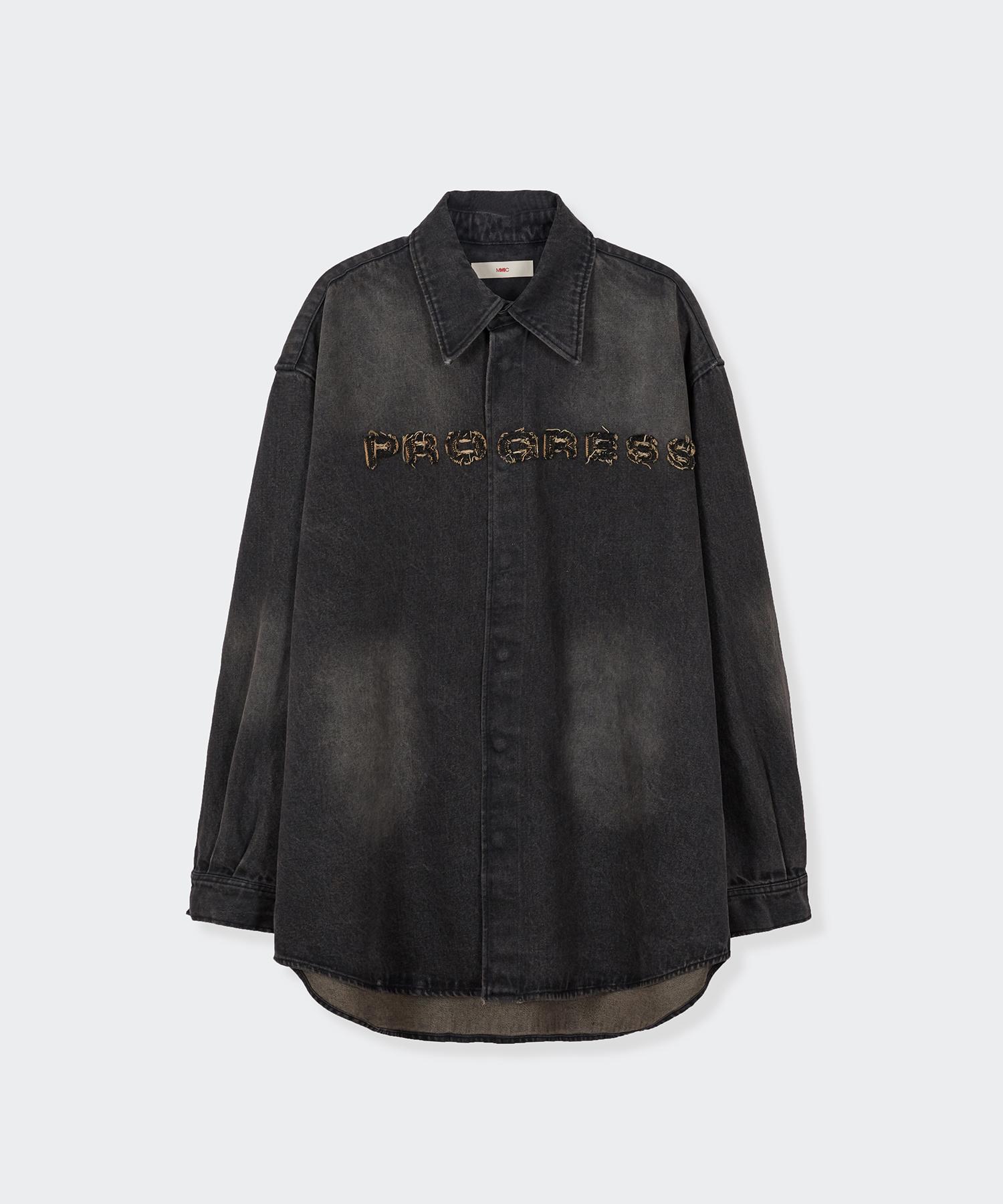 Mmic Progressive Shirt Washed Black M