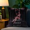 Novel A-A Court Of Thorns And Roses 2 Pillow Case Natural Linen Pillow Case Double-Sided Decor Sofa Pillowcase Home Decor
