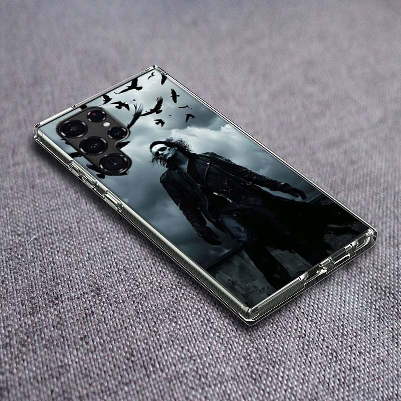 Movie THE C-CROW Phone Case For Samsung Galaxy S24 S23 S21 S20 FE S22 S26 Ultra S25 Edge S10 Plus Cover Clear TPU Capa Shell Coq