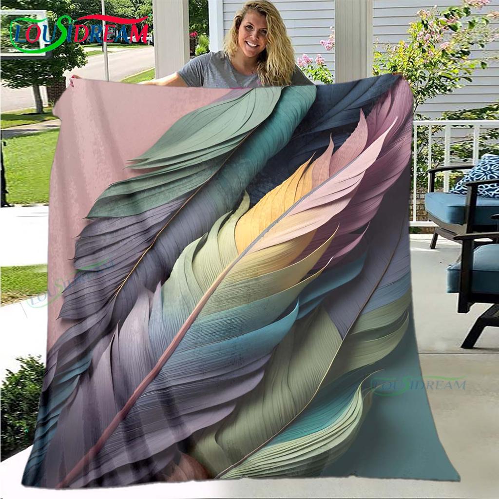 Fashion 3D Popular Mobile Wallpaper Four Seasons Blanket Sofa Cover Travel Bed Plush Blanket Travel Office Break Blanket Gift