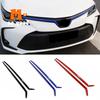 Carbon/Black/Blue/Red For Toyota Corolla Sedan - Accessories Car Front Head Center Grille Fence Decor Strip Cover