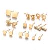 9 Pair Of Women Earrings Alloy Simple Style Fashion Geometric Ear Studs Set