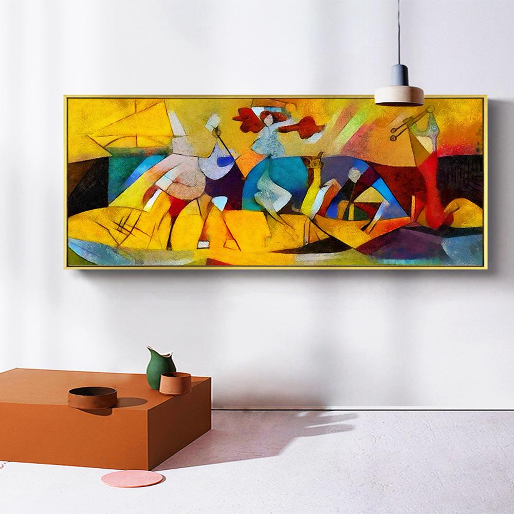 Abstract Famous by Picasso Artworks HD Plátno Olejomalba Tisk Obrazy na zeď do obývacího pokoje Moderní domácí dekorace