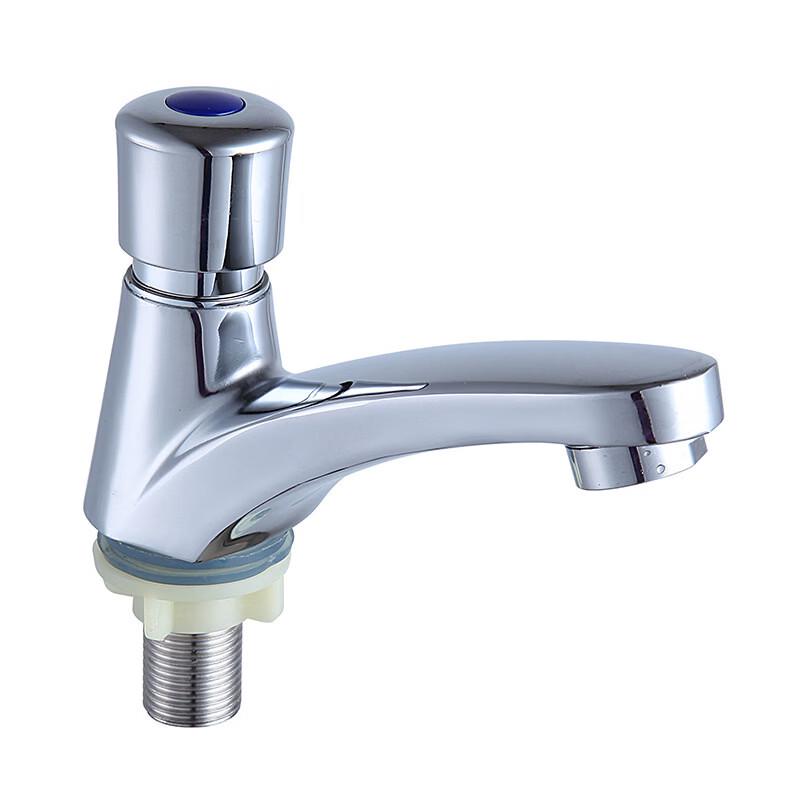 TLXT Brass Press-type Delay Single Cold Basin Faucet