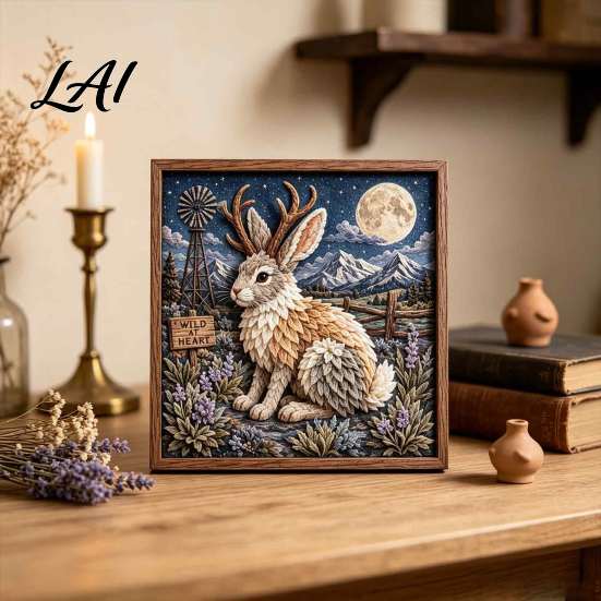 Healing Handcrafted Activity 2PCS Dark Gothic DIY 3D Fabric Art Craft Kit Textile Sculpture Handmade Storytelling Handicraft Project Beginner
