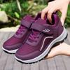 Shoes Female Couple Walking Shoes Medium Old Mother Shoes Velcro Women's Shoes Soft-soled Casual Shoes Lightweight Sports Shoes