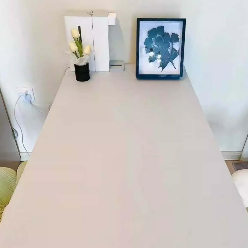 Full Wrapped Imitation Sheepskin Tablecloth Smooth Elastic Tea Table Cloth  Dining