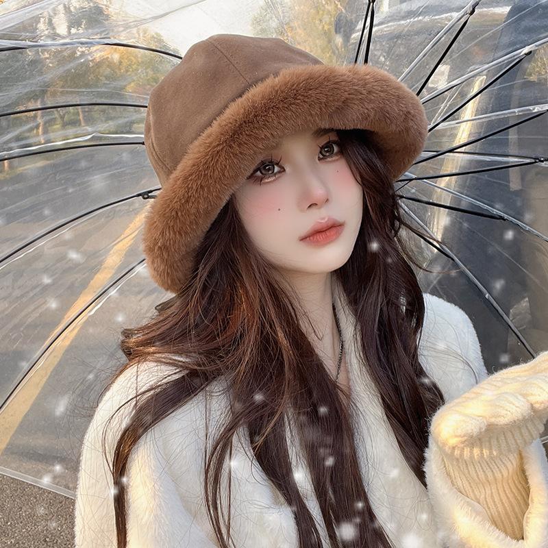 Fisherman's hat children's warm thickened ear protectors windproof curling Mongolian hat