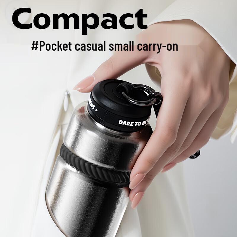 KOBACH 230ml Pure Titanium Pocket Insulated Mug