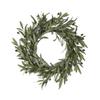 Artificial Olive Wreath,Spring Summer Wreath with Beans Window Branch Greenery Leaves for