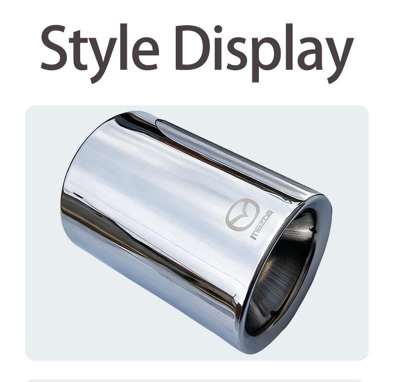 Mazda 3 (2020-2022) Mod d'échappement d'embout Angkesaila en fibre de carbone