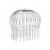 Stainless Steel Drain Guard DomeShaped Wire Cage Slotted Grid Square Downspout Strainer